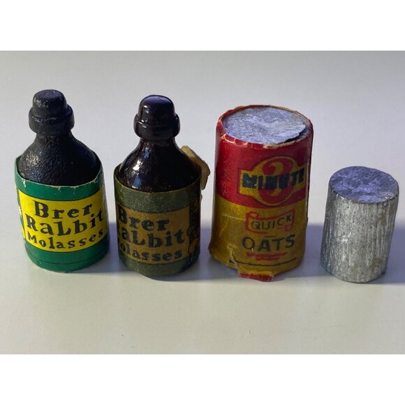 VTG Doll House Miniatures Food Condiments Can Box Bottles Assortment - Picture 4 of 14